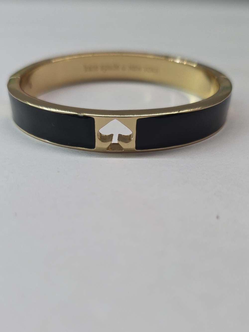 Kate Spade Hole Punch Spade Hinge Bangle